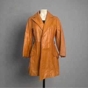 1970’s Retro Women's Brown Trench Coat Suburban Heritage